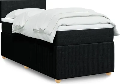 Produktbild von Maison Exclusive - Boxspringbett mit Matratze Schwarz 90x200 cm Stoff