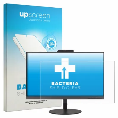 Produktbild von upscreen Schutzfolie für Lenovo ThinkVision T24V-10 23.8" Displayschutz Displayschutzfolie Folie Klar antibakteriell