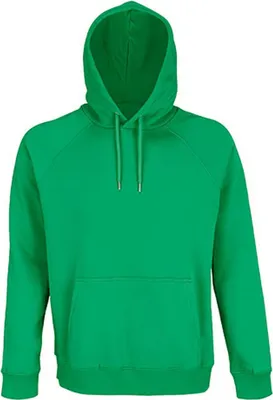 Produktbild von Baumwolle Classics-25.3568 Uni Bio Raglan Kapuzen Sweater Gr. L spring green