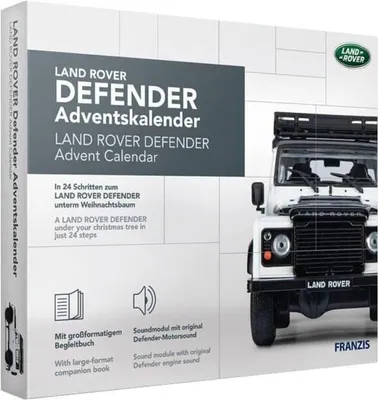 Zdjęcie produktu dla Franzis Verlag 67155-4, Model SUV, Zestaw montażowy, 1:43, Land Rover Defender, Plastik, 6 szt.