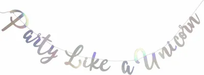 Produktbild von Party like a Unicorn Girlande 1,5m