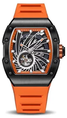 Produktbild von Herrenuhr Bonest Gatti Ghost Speed II, Automatik, Orange
