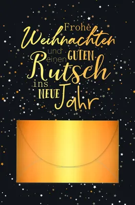 Produktbild von Weihnachten Geldkarte - Geldgeschenkkarte mit Umschlag