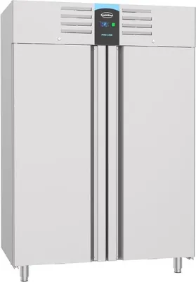 Zdjęcie produktu dla Chłodziarka Combisteel ze stali nierdzewnej 1400 l – Mono Block, 2 drzwi, chłodzenie wspomagane wentylatorem, GN 2/1