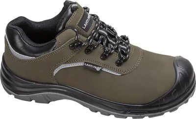 Produktbild von Grün-Schwarze Nubuk-Schuhe, S3 Src, "42", Ce, Lahti