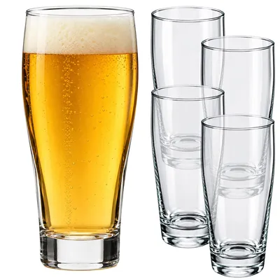 Produktbild von KADAX Biergläser "Lumia", Weizenbiergläser, Bierseidel, Tulpen Gläser für Bier und Coctails, 510 ml, 4 Stück