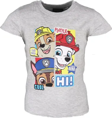 Produktbild von Paw Patrol Playful Chase Marshall Rubble Kinder T-Shirt – 98