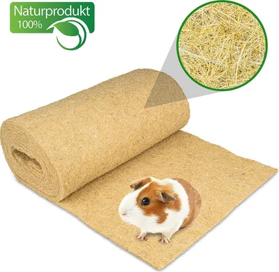 Produktbild von Nagerteppich aus 100% Hanf auf Rolle mit 5m Länge, 40cm Breite, 5mm dick