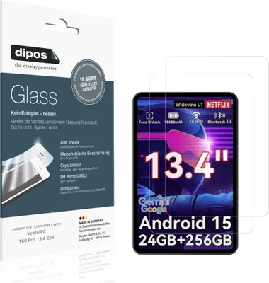 Obrázek produktu pro 2x dipos GlassCC VekfulPC T60 Pro 13.4 Zoll
