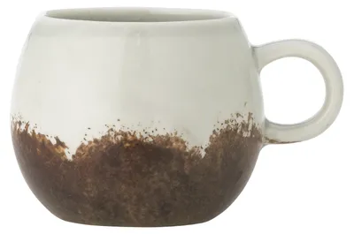 Obrázek produktu pro BLOOMINGVILLE | Kávová šálka Paula, hnědá, keramika | Rozměry: 7 cm (průměr) x 6 cm (výška) | 82061626