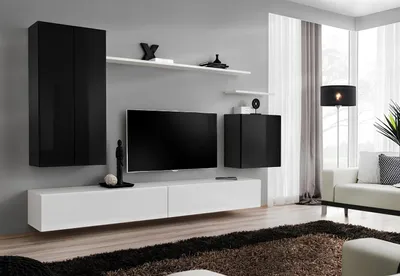 Produktbild von Wohnzimmermöbel Design Wohnwand Wandregal Luxus Weiß Wandschrank Neu