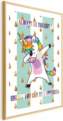 Produktbild von Posterpapier Poster - Always Be Yourself 29.7x42 cm Für Kinder g-C-0112-ao-a