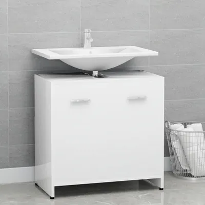 Obrázek produktu pro The Living Store Koupelnová skříňka bílá 60x33x61 cm materiál na bázi dřeva