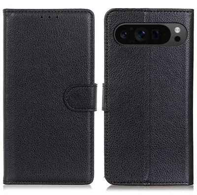 Obrázek produktu pro Pro Google Pixel 9 Pro XL Smart Mobile Phone Case Black Case Umělá kůže Cover Book Case