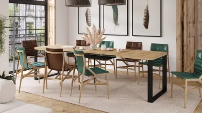 Produktbild von Design Esstisch Avari Tisch XXL ausziehbar 120 bis 270 cm