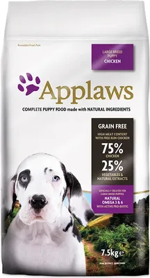 Imagen del producto de APPLAWS, alimento seco para perros, raza grande, pollo, 7,5 kg