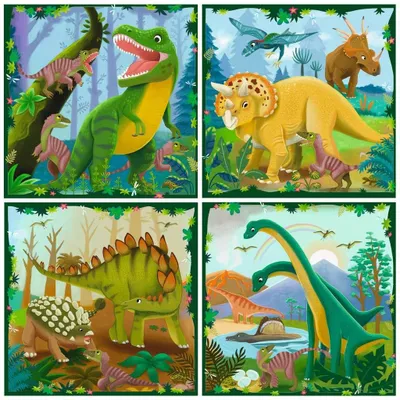 Image de Puzzle pour enfants. Puzzle UP!. Dinosaures. À partir de 4 ans. 12004003. Ravensburger