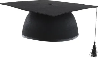 Produktbild von Doktorhut Schwarz für Abifeier Uni-Abschlussparty Anzahl: 1er Set