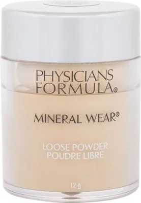 Obrázok produktu pre PHYSICIANS FORMULA_Mineral Wear Loose Powder Poudre Libre SPF16 Fixačný púder na tvár Translucent Light 12g