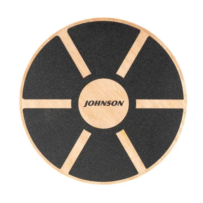 Johnson Balance Board, freigestellt auf weißem Hintergrund