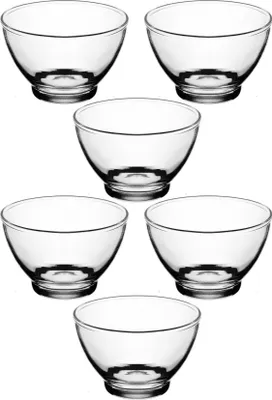 Produktbild von Hermia Concept, BL7347GCL, Glasschüssel-Set (6-teilig), 100 % GLAS, Transparent, 7,5 x 7,5 x 5,5 cm