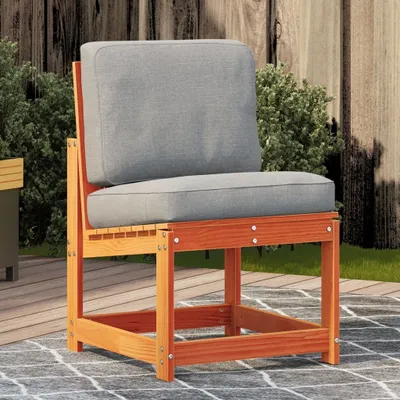 Produktbild von CLORIS Gartenstuhl Wachsbraun 50,5x55x77 cm Massivholz Kiefer 844660