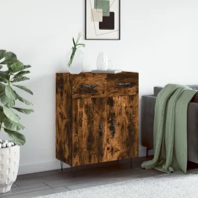 Produktbild von [Home] Sideboard Räuchereiche 69,5x34x90 cm Holzwerkstoff , Neue Mode 2024 im häuslichen Leben