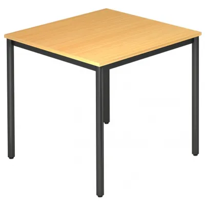 Produktbild von DORAN DR08 D - Buche 80 x 80 mit Rund-Rohr/Schwarz