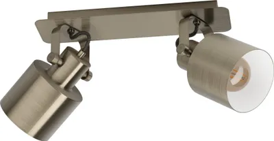 Image de Eglo 43818 SOUTHERY E27 double plafonnier 470x110mm crème-or blanc