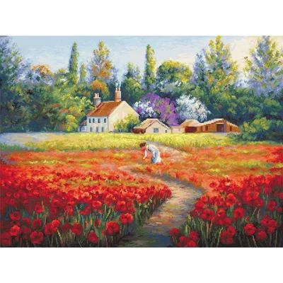 Immagine prodotto di Modello fuori produzione Luca-S set di arazzi "Unforgettable", motivo di conteggio, 32x24cm