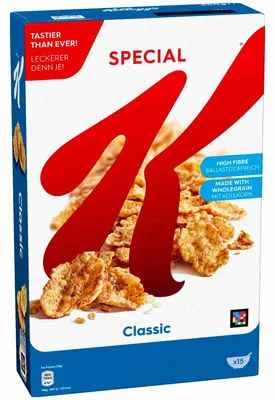 Obrázek produktu pro Kellogg Company Special K, Rýžové cereálie, 450 g, Přírodní