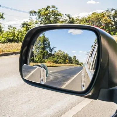 Produktbild von Toter-Winkel-Spiegel für Autos, rahmenloser HD-Glas-Weitwinkel-Seitenspiegel, 2 Stück – Rückspiegel für Autos, LKWs und Motorräder