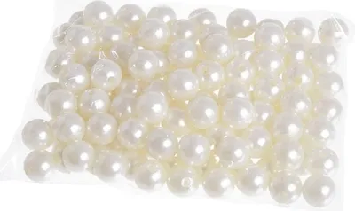 Produktbild von Perlen zum Aufziehen, 12 mm, cremefarben, 100 g | 2012