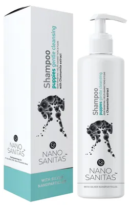 Immagine prodotto di Shampoo per cuccioli e animali con pelle sensibile NanoSanitas 250 ml