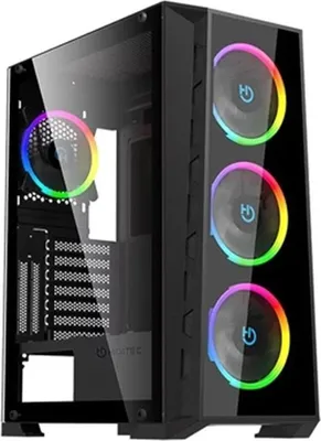 Obrázok produktu pre Hiditec MH12, Tower, PC, Čierna, ATX, EATX, ITX, micro ATX, Hranie, Multi
