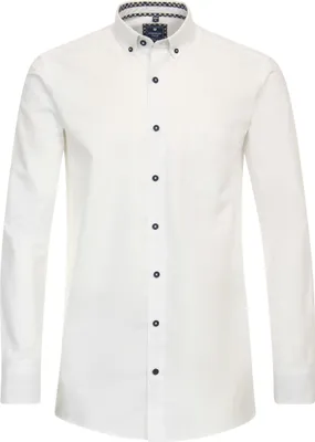 Produktbild von REDMOND Herren Freizeithemd Langarm Button-Down Comfort-Fit Weiß