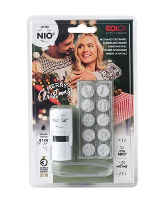 Immagine prodotto di COLOP 154574 Set di francobolli con motivo "LITTLE NIO" Natale, grigio