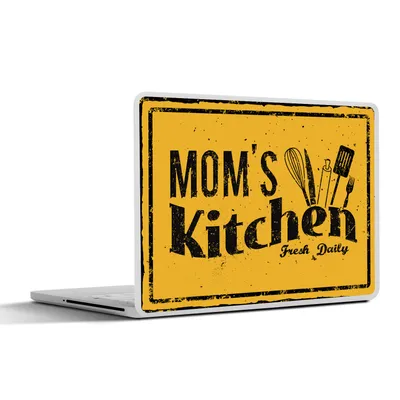 Produktbild von MuchoWow® Laptop Aufkleber Sticker Cover Küche - Mutter - Küchenutensilien 40x30 cm - Laptop Dekoration - Selbstklebend