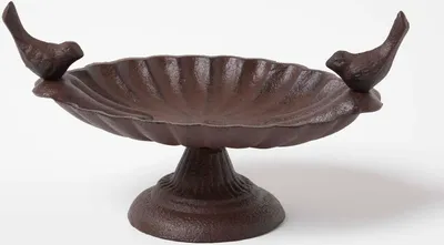 Produktbild von HOMESCAPES Vogeltränke Gusseisen Oxford