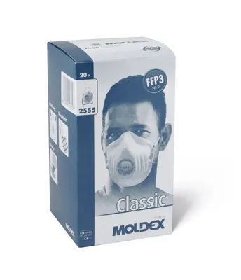 Produktbild von Moldex Atemschutzmaske FFP3 NR D mit Klimaventil Klassiker Kleinverpackung