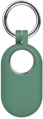 Image de Étui de protection pour Samsung SmartTag 2 – Housse en silicone / Support / Porte-clés – Vert