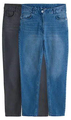 Obrázek produktu pro SADA dámských džínů Skinny Fit, 2 kusy, barva: světle modrá/šedá, velikost 40
