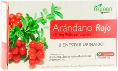 Image de B-Green Cranberry Probiotiques 30 gélules
