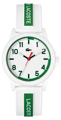 Produktbild von Lacoste Analog Quarzuhr für die Jugend Kollektion Rider mit Weisses Silikonarmba