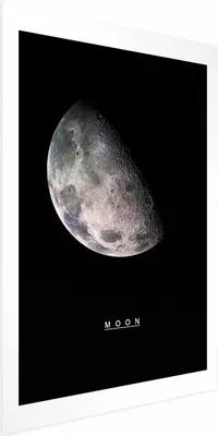 Produktbild von Posterpapier Poster - Moon 21x30 cm Für Kinder n-C-0182-ao-a