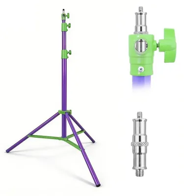 Produktbild von Lichtstativ, langlebiges Material, vielseitige Kompatibilität, Lila