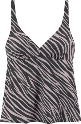 Produktbild von LASCANA Bügel-Tankini-Top Kaa schwarz-bedruckt Größe 38 Cup D