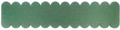 Produktbild von 2 Streifen Dachschindeln Rund (41 mm) - First grün