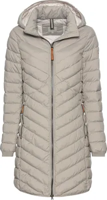 Produktbild von Camel Active - Damen Steppmantel mit Fischgrat-Muster (310490-4R48), Größe:48, Farbe:Light Sage (30)