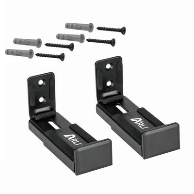 Produktbild von ARLI Universal Soundbar Wandhalterung verstellbar schwarz für Lautsprecher / Soundbars Wandhalter